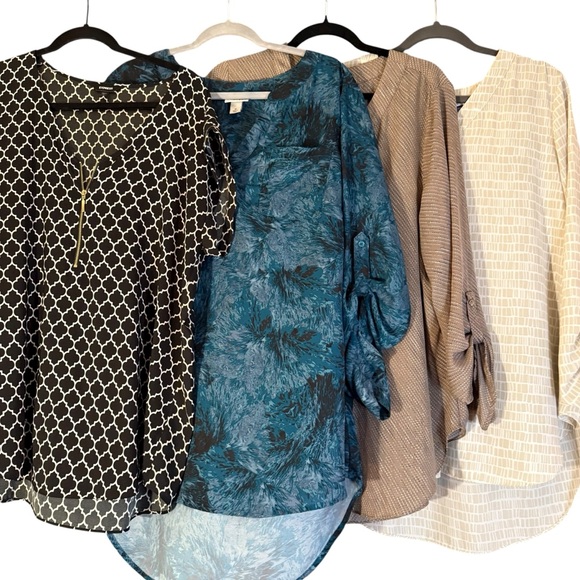 Ava & Viv Tops - Woman’s Blouse Lot- XL, XXL, 1X- Ava & Viv, Express, Apt. 9